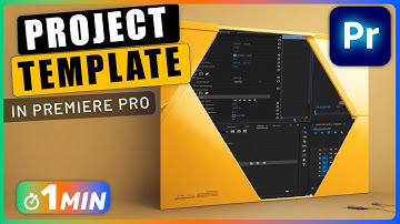How to Make PROJECT TEMPLATES in Premiere Pro