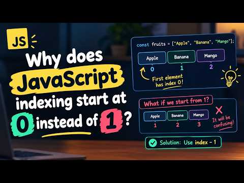 Why does JavaScript indexing start at 0 instead of 1?