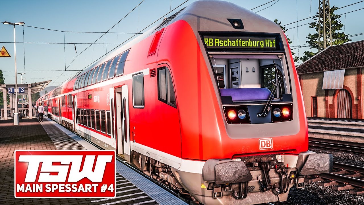 TSW: Main Spessart Bahn #4: RE mit Dosto-Steuerwagen | TRAIN SIM WORLD