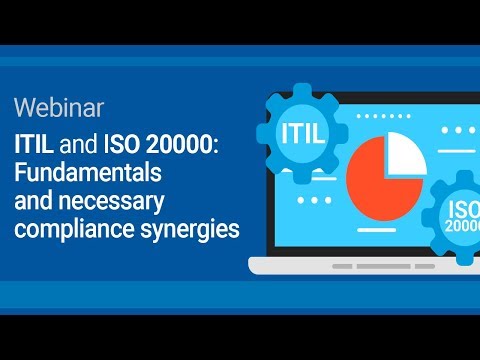 Webinar | ITIL மற்றும் ISO 20000: அடிப்படைகள் மற்றும் தேவையான இணக்க ஒருங்கிணைப்புகள்