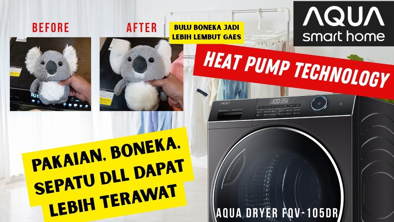 Tes Pengeringan Dryer AQUA FQV-105DR - HASIL SANGAT MEMUASKAN