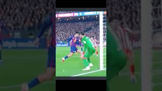 ¡Golazo del Barcelona contra el Atlético de Madrid! 🔥 #football #footballshorts #soccer #fcbarcelona