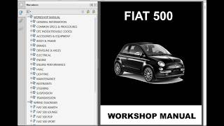 Fiat 500 2007-2014 - Workshop Service Repair Manual - Electrical Wiring Diagrams