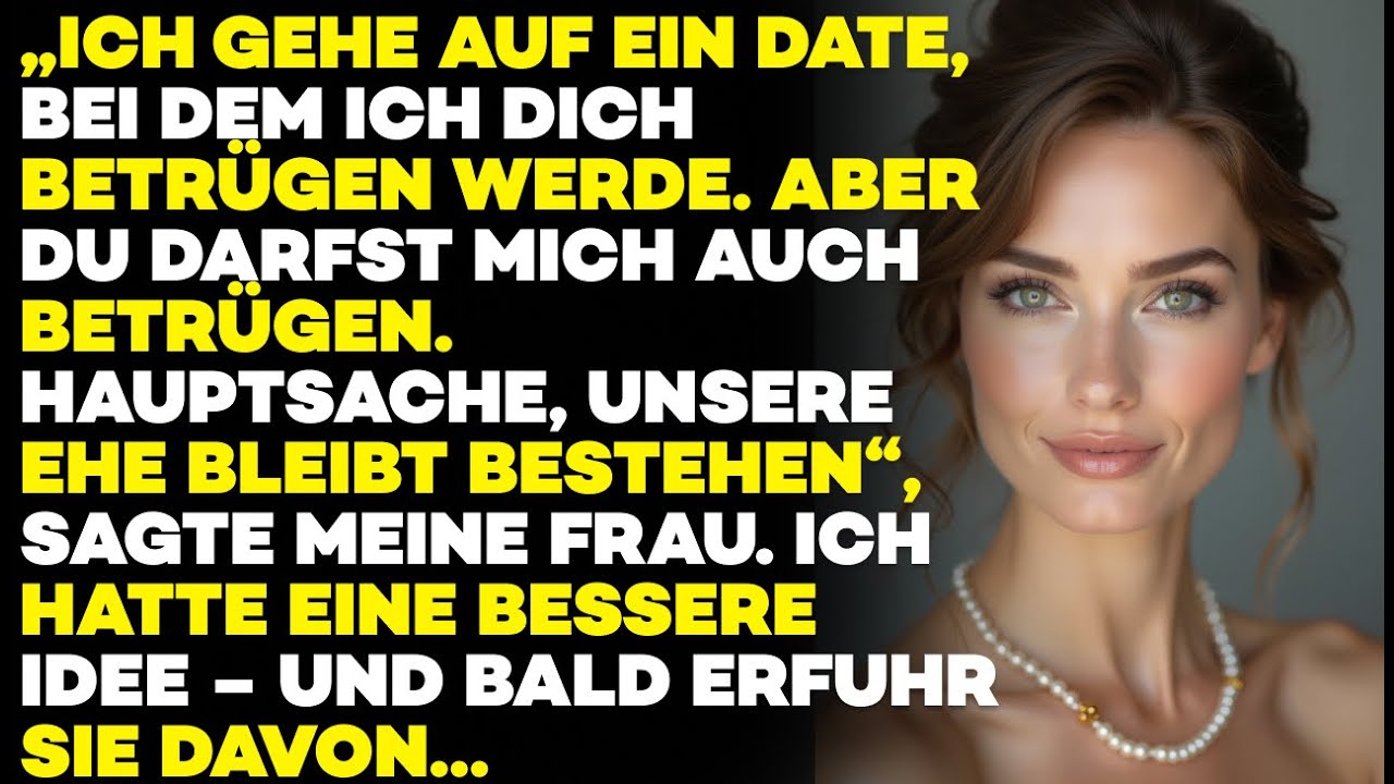 „Ich geh fremd – du darfst auch. Hauptsache, Ehe bleibt.“ Doch ich hatte einen Plan.