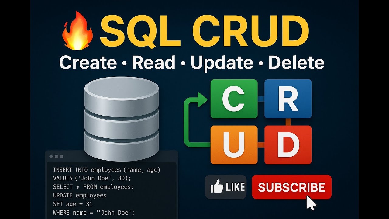 MySQL - CRUD Operations - YouTube