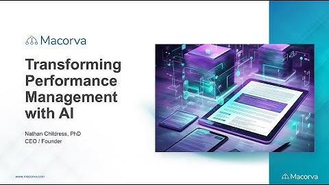 On-demand Webinar: Transforming Performance Management with AI