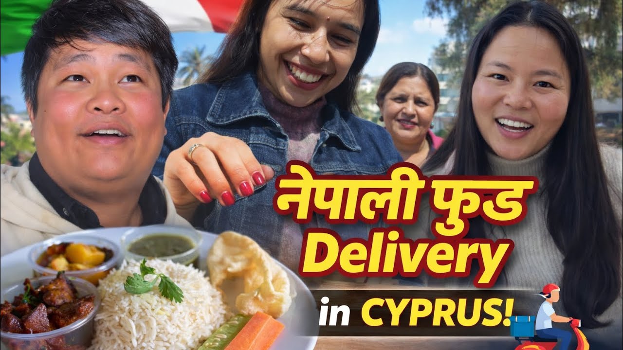 Serving Nepali Taste in Cyprus 🇳🇵🍛 | Food Delivery Vlog#bikashtumshavlog #funny 