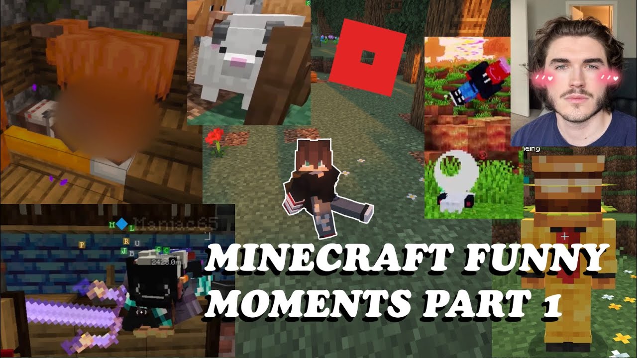 Minecraft Funny Moments Part 1 - YouTube