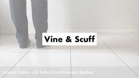 Vine + Scuff - Line Dance Step