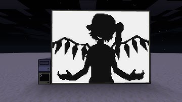 Bad Apple in Minecraft (ComputerCraft)