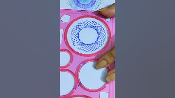 Do you like this art? 😍 #spirograph #satisfying #asmr #art #shorts #shortsfeed #artwork #pencilart