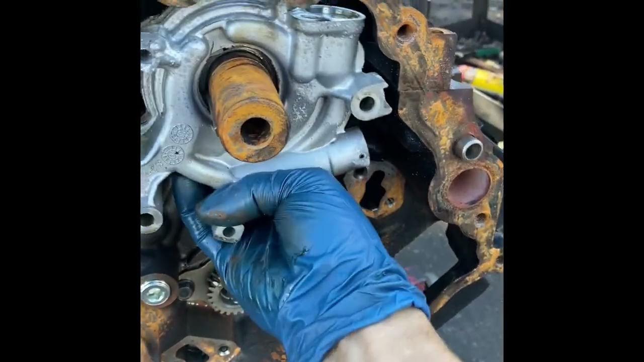 Jeep engine 3.7 l engine ready for repair. - YouTube