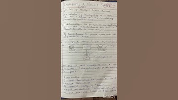 Principles of security or security services in cryptography and network security jntuh #jntuh#btech