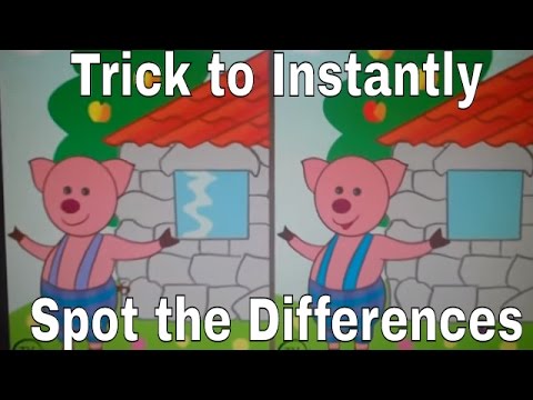 How To 'Spot The Differences' Immediately