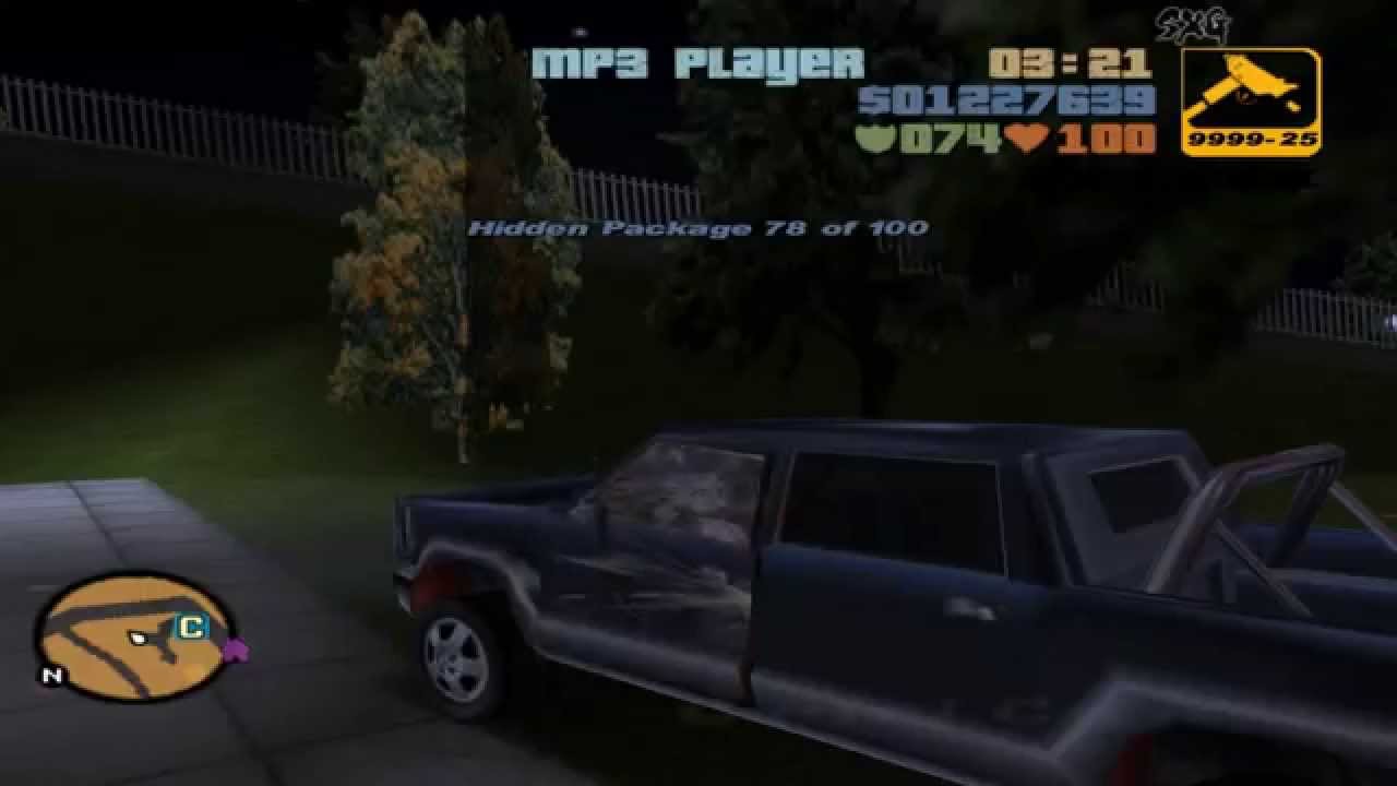 GTA III Hidden Package 7180 Bonus Walkthrough 100 720P HD PC