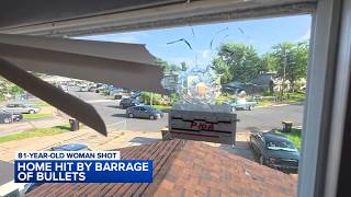 Sleeping 81-year-old woman injured when dozens of shots fired into home