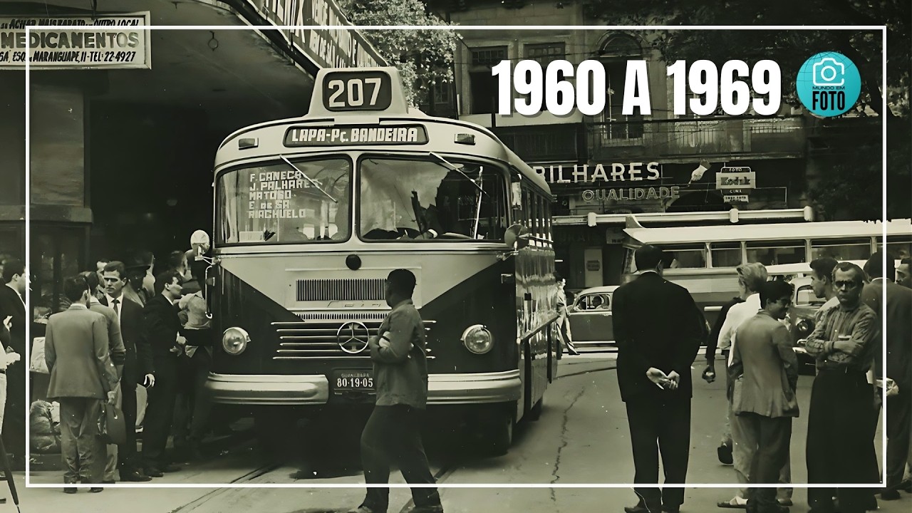 🌐 50 FOTOS RARAS do Brasil na década de 1960 