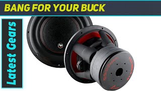Audiopipe Txx-Bdc4-12D2 Quad Stack Subwoofer Unleash Powerful Bass In Your Car Audio Setup