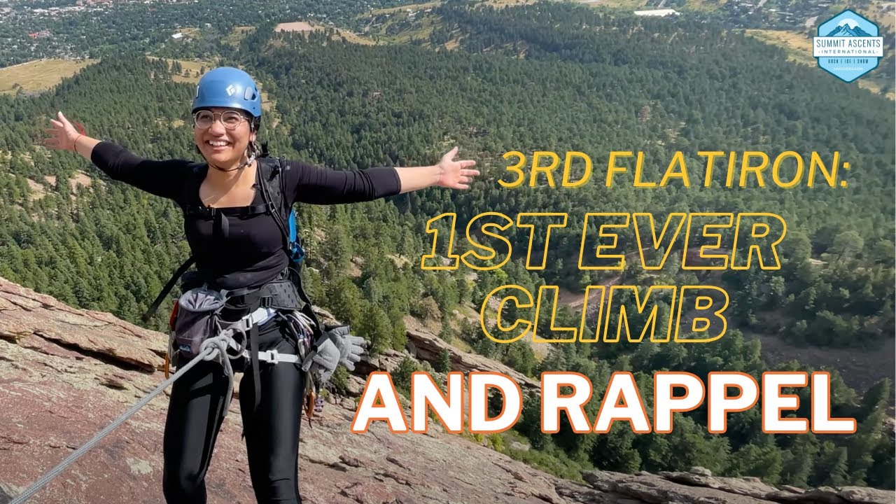 Climbing the Third Flatiron in Boulder Colorado