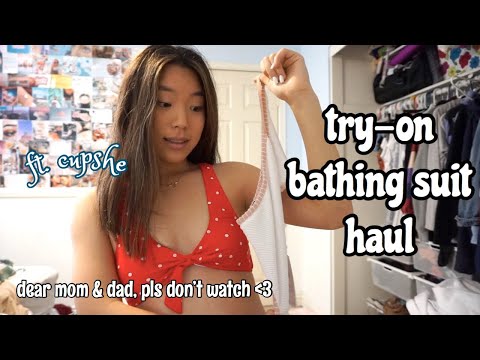 HONEST CUPSHE SWIMSUIT TRY-ON HAUL (dear family, don't watch this) | Vanessa Nagoya