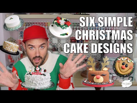 Simple Christmas Cake Design Ideas
