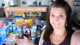 Join Me on a Massive Grocery Haul  and Pantry Stock Up for my Large Family