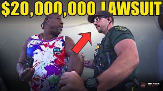 INSANE  Cops Arrest NFL Legend - $20,000,000 Lawsuit!