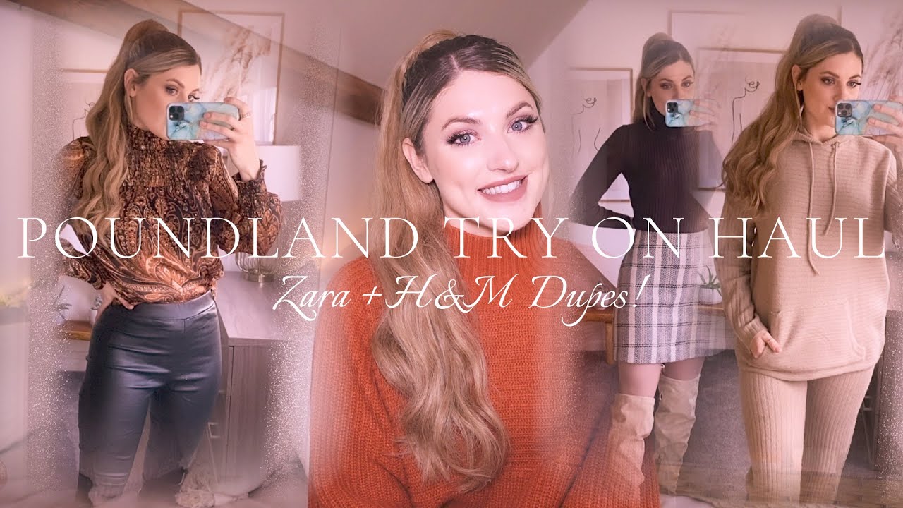 Zara & H&M Dupes!! Poundland Try on Haul || Poundland Pep & Co Try on Haul