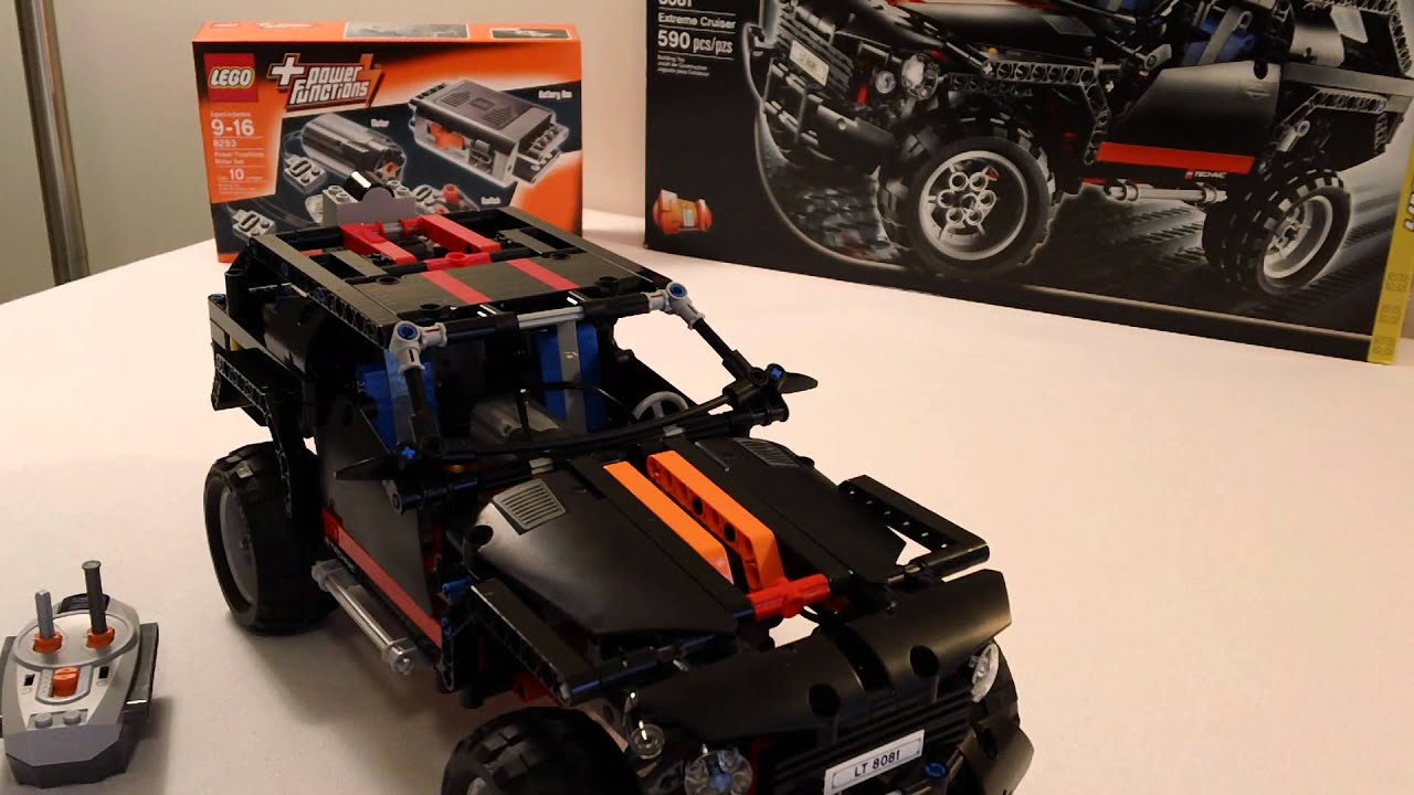HD - Functions - LEGO Technic Extreme Cruiser 8081 RC Fully Motorized - YouTube