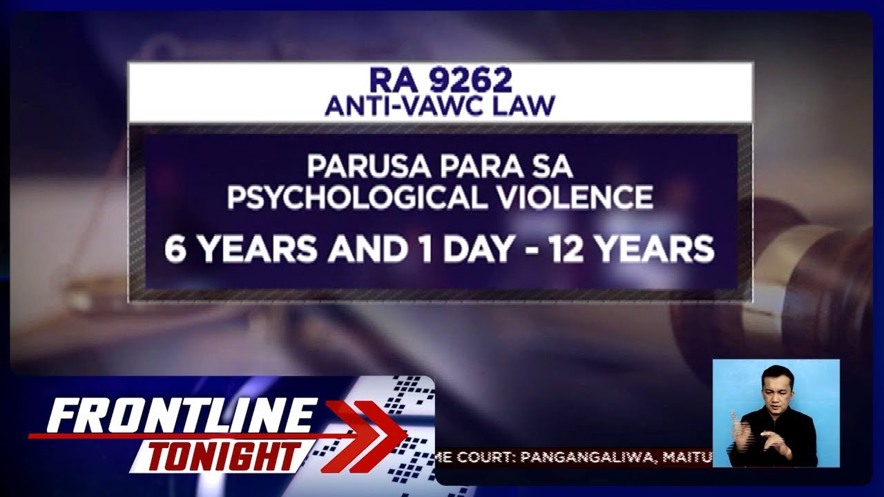 SC: Marital infidelity, maituturing na psychological violence sa Anti-VAWC Law | Frontline Tonight