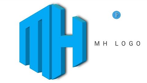 DESIGN AN AMAZING LETTERS MH LOGO  IN MINUTES! #pixellab #viraldesign #logo #nice  @FaizyNhidz ​ ​