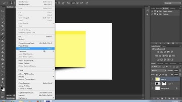 How to Make a Sticky Note in Photoshop CS6