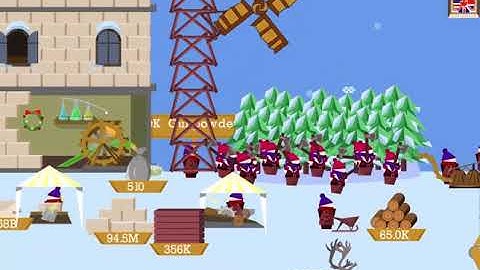 Building tower in winter