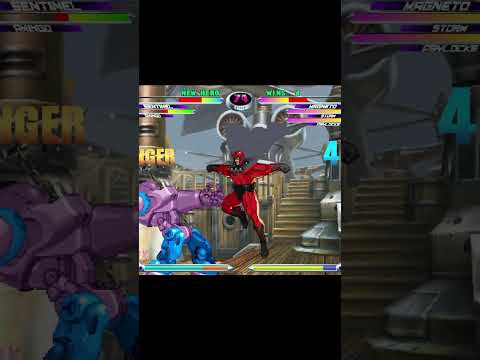MvC2: Romneto - Magneto sj HK airdash df HK Infinite (6 Reps) .:9.26.24:.