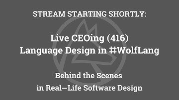Live CEOing Ep 416: Language Design in Wolfram Language [LexicographicOrder, EchoTemporary & More]