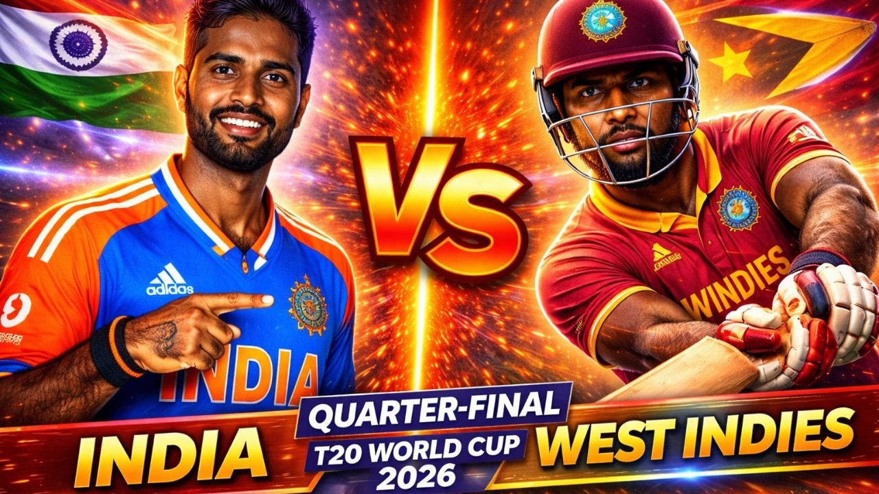 IND vs West Indies🔥 T20 World Cup 2026 | LIVE Match Simulation