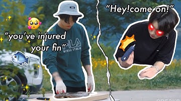 Jungkook talking to inanimate objects & animals ft.BTS | aka a real life disney prince??