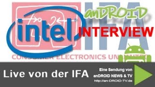 IFA 2012 - Interview bei Intel mit Björn Taubert - anDROID TV