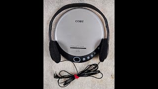 Coby CX CD109 Portable CD Player Silver