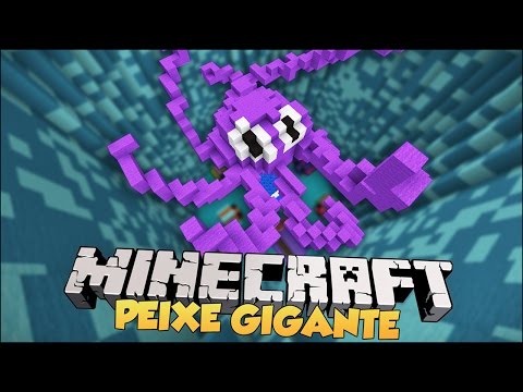 Minecraft: PEIXE GIGANTE NO DROPPER!