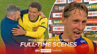 FULL-TIME SCENES and interviews as Middlesbrough pick up a huge road win against Stoke! 🎥⚽️