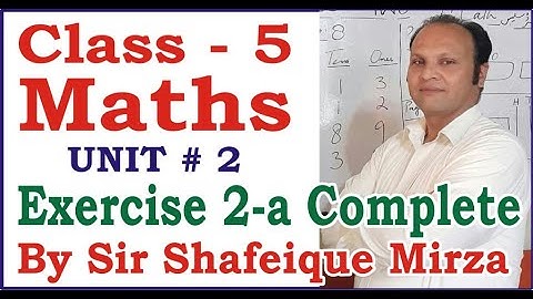 MATH || CLASS FIVE (5) || EXERCISE 2-a, COMPLETE  || OXFORD COUNTDOWN SERIES || LEARN MATH || AGS ||