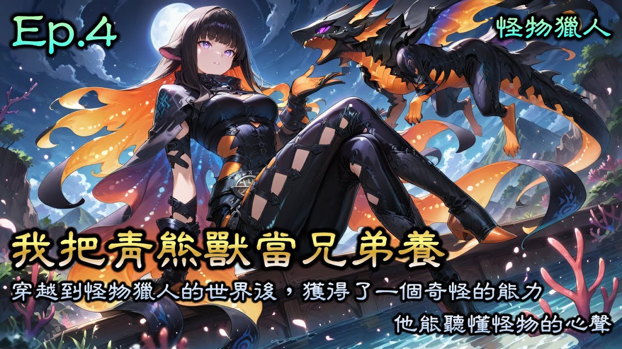 Ep4《怪獵：我把青熊獸當兄弟養》穿越到怪物獵人的世界後，獲得了一個奇怪的能力，他能聽懂怪物的心聲。本以為這是生存外掛，在這片弱肉強食的獵場上，一個人類，和一頭青熊獸，因為一條烤魚成了朋友。