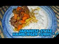 I cook japanesestyle hamburger curry