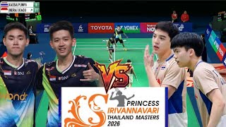 Download Lagu Indra/Joaquin (INA) Menghadapi Kaosamang/Punpanich (THA) | Di Babak 16 Besar Thailand Masters 2026 MP3