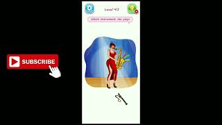 Brain Nurse Tricky Story Level 43 Which instrument she plays screenshot 4