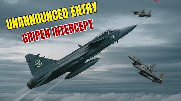 Onderschepping Zweeds luchtruim: Gripen reageert op vier Amerikaanse F-16