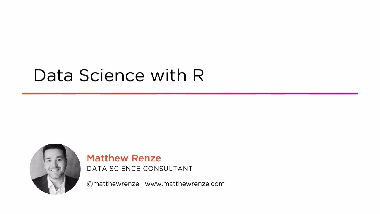 Course Preview: Data Science with R - YouTube