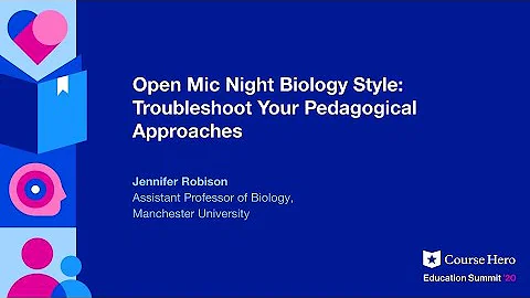 Open Mic Night Biology Style: Troubleshoot Your Pe...