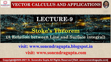 || Vector Calculus || Lecture-9 || Stoke